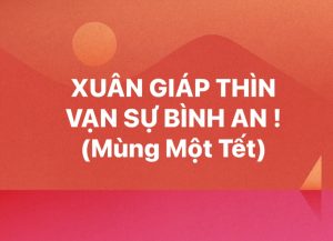 Read more about the article TẾT GIÁP THÌN 2024